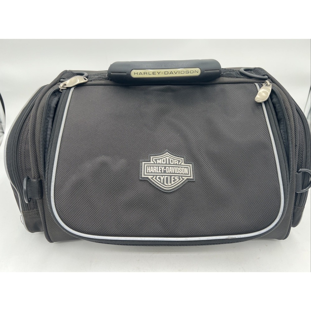 OEM Harley Davidson Bar & Shield Touring Overnight Luggage Bag Nylon - Picture 2 of 11